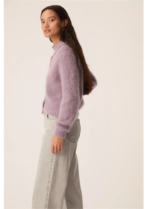 Des Petits Hauts Women's Chloe Chardon Pastel Purple Kid Mohair Cardigan Des Petits Hauts |  | 1H26002603270